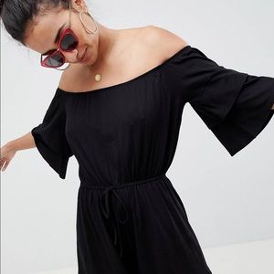 EUC ASOS Off-Shoulder Romper